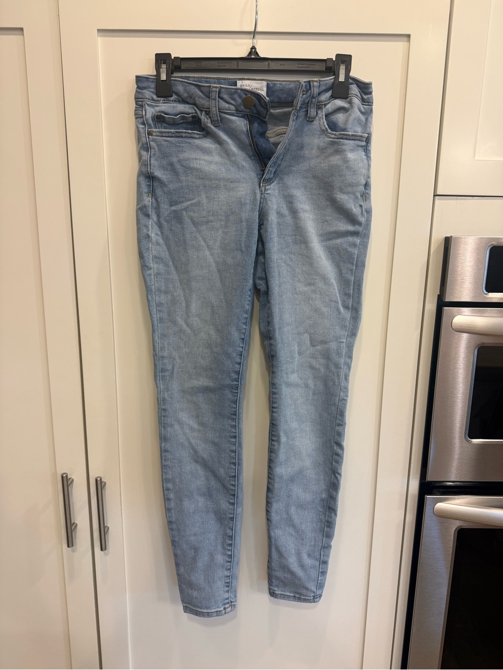 Classic Light Blue Skinny Jeans — Stretch Slim Fit